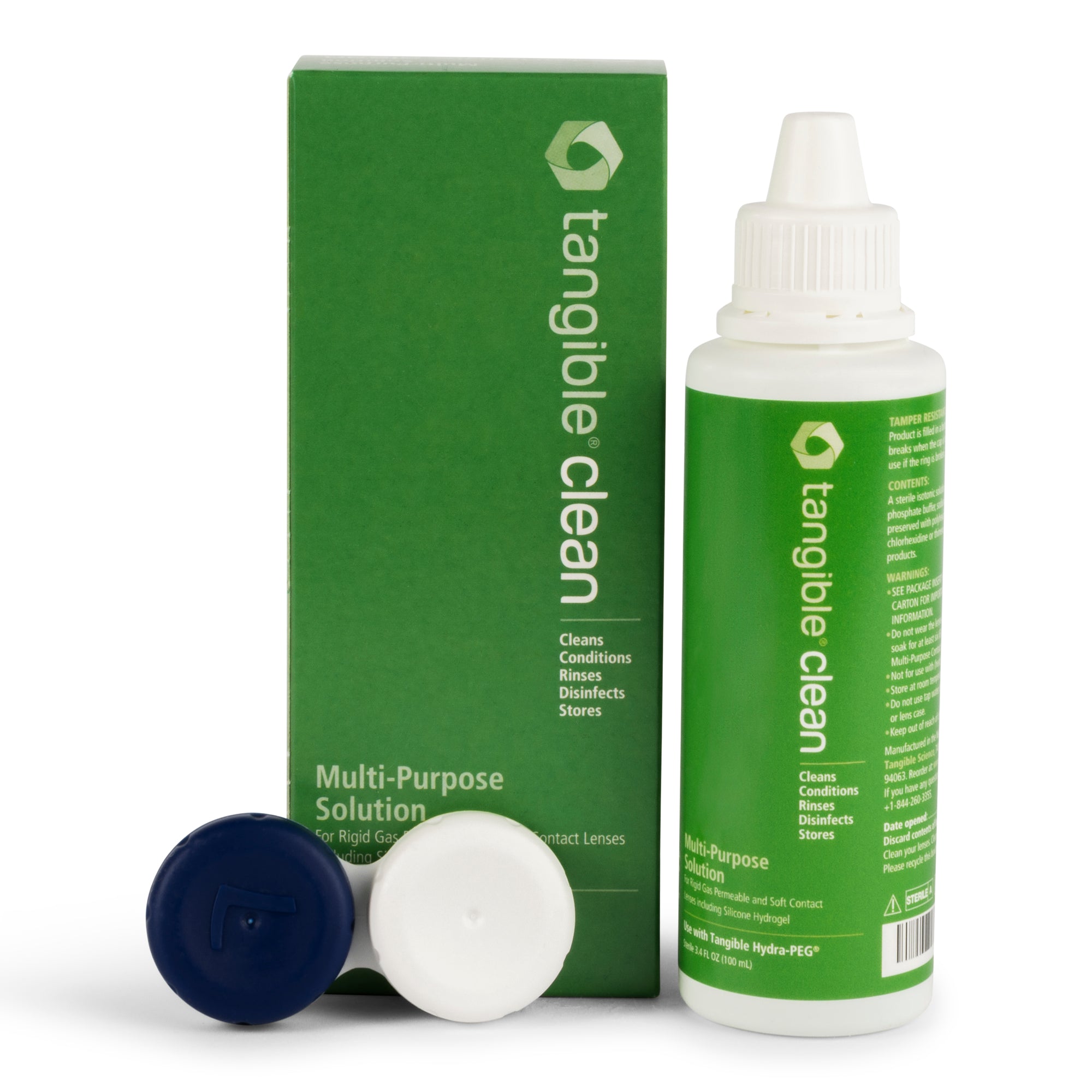 Tangible Clean 3.4oz TSA approved travel size.