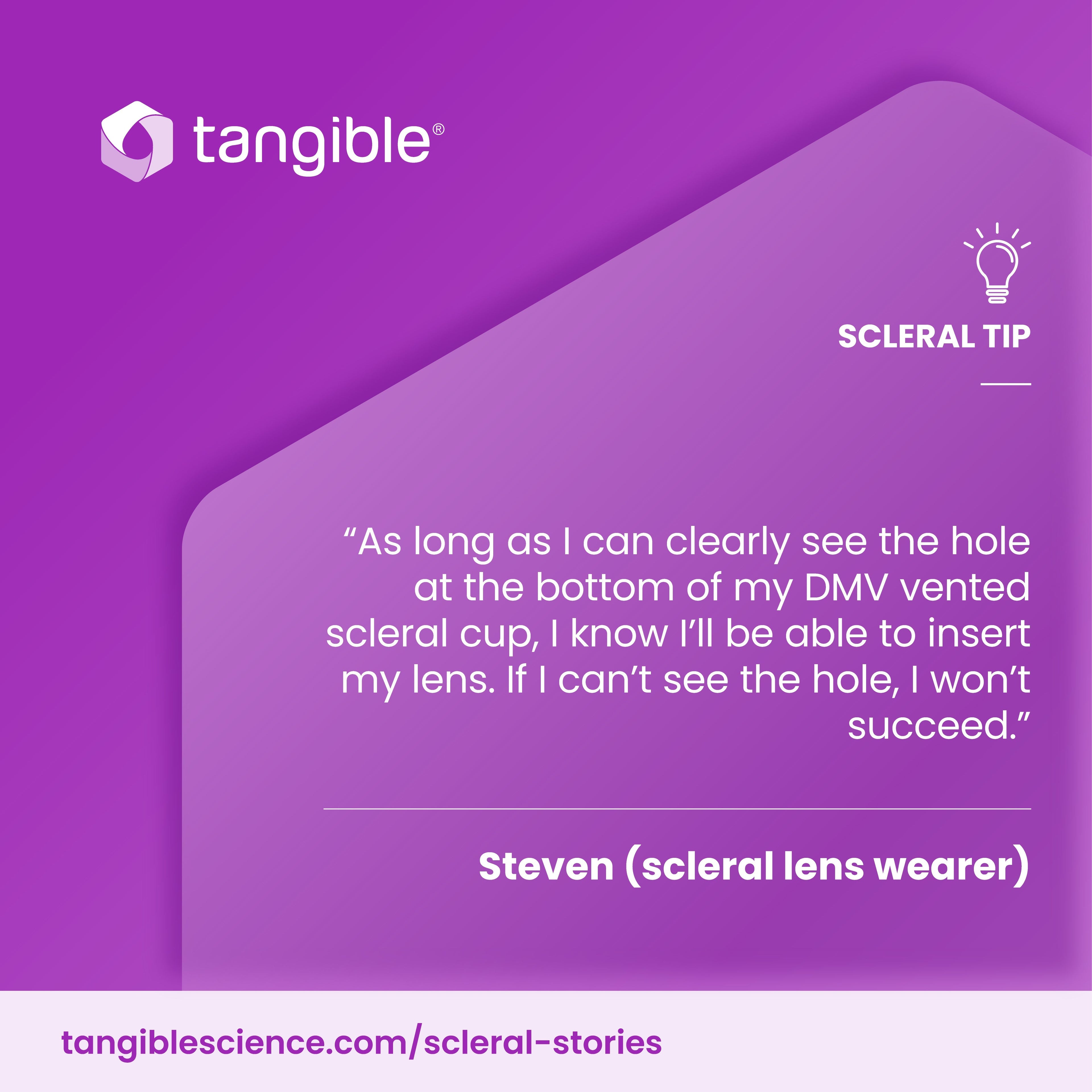 Scleral Lens Tip | Inserting Lenses With a Vented Cup