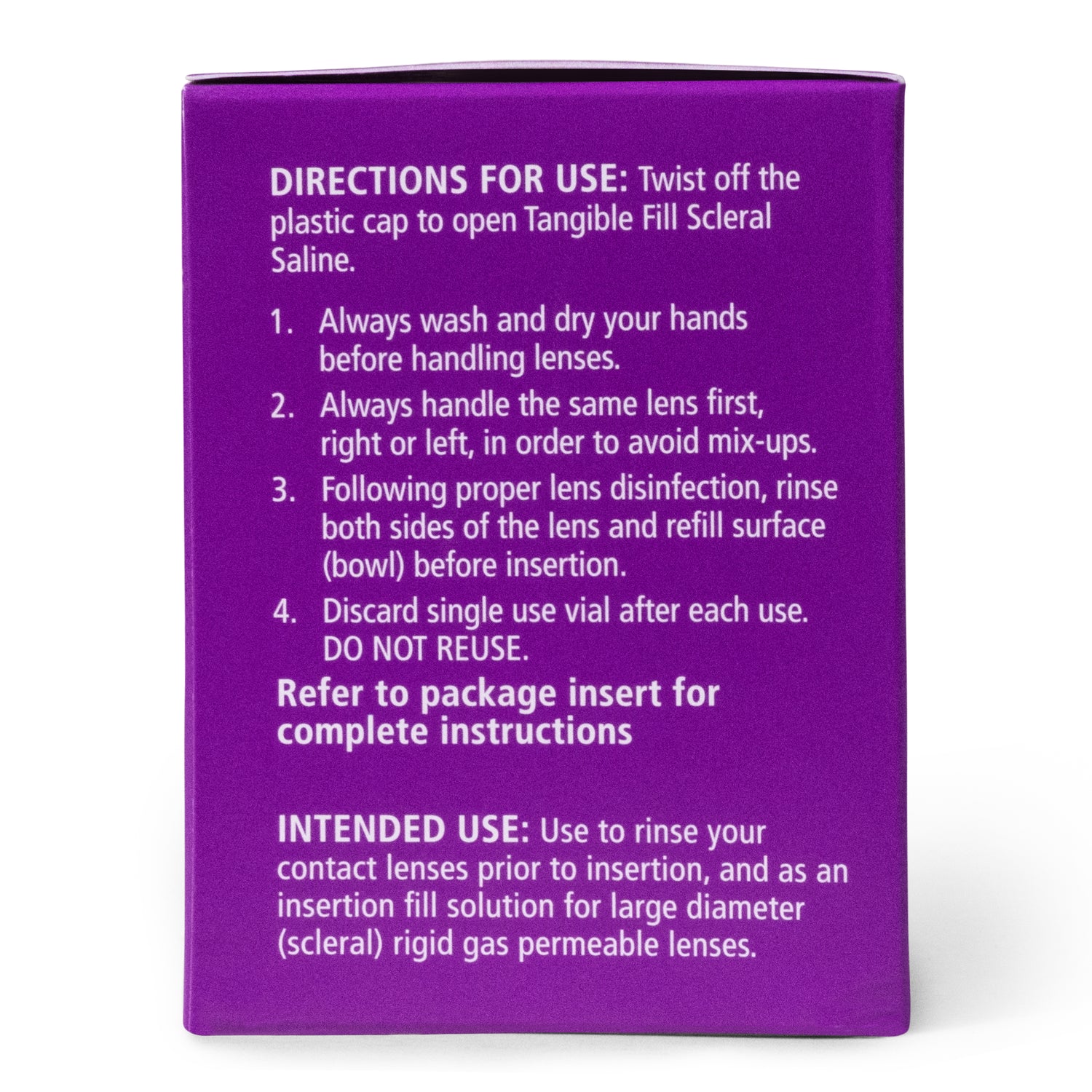 Tangible Fill | Preservative Free Saline | Scleral Lenses – Tangible ...